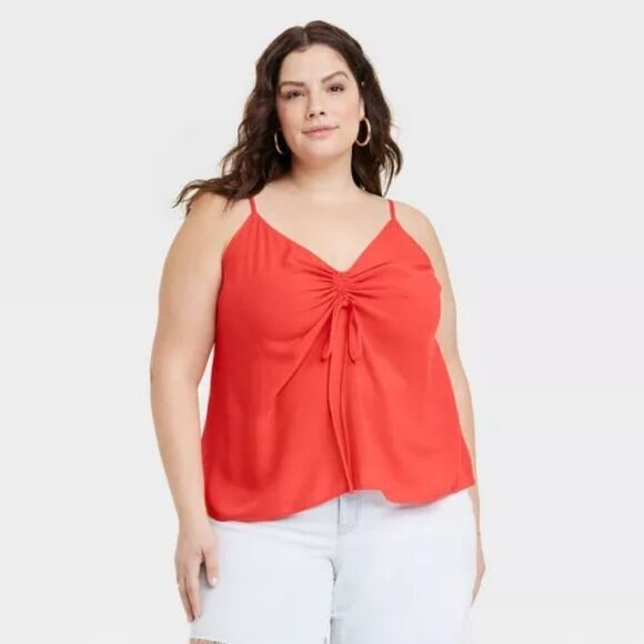 ⬇️⬇️⬇️Cinched Tank Top from Ava & Viv - Picture 1 of 3